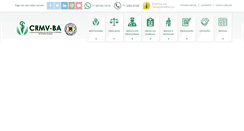 Desktop Screenshot of crmvba.org.br